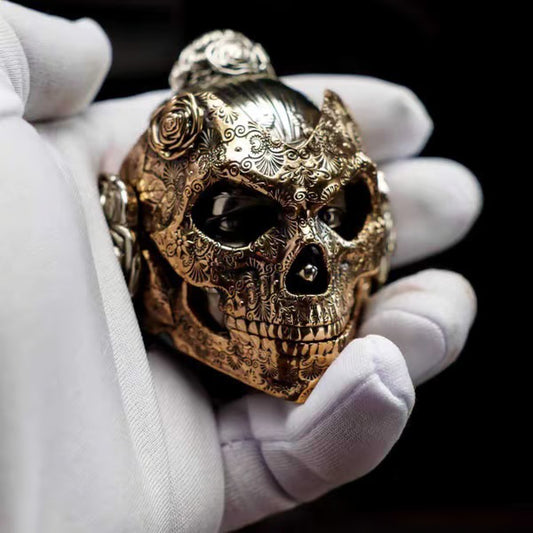 Metal Mechanical Skull Fidget Toy